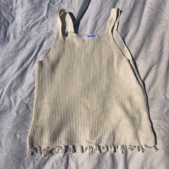 wool camisole with fringe - Picture 1 of 4